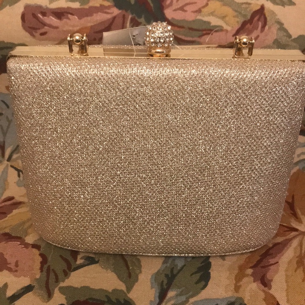 Gold Shimmer Evening Bag - Picture 1 of 1